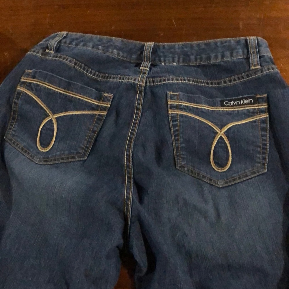Calvin Klein high rise jeans